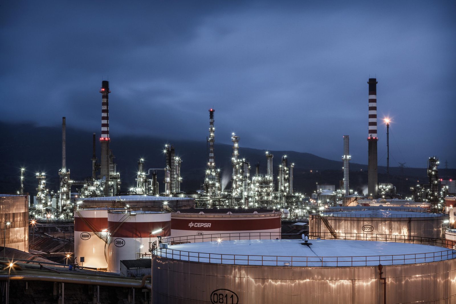 La refinería de Cepsa en San Roque.