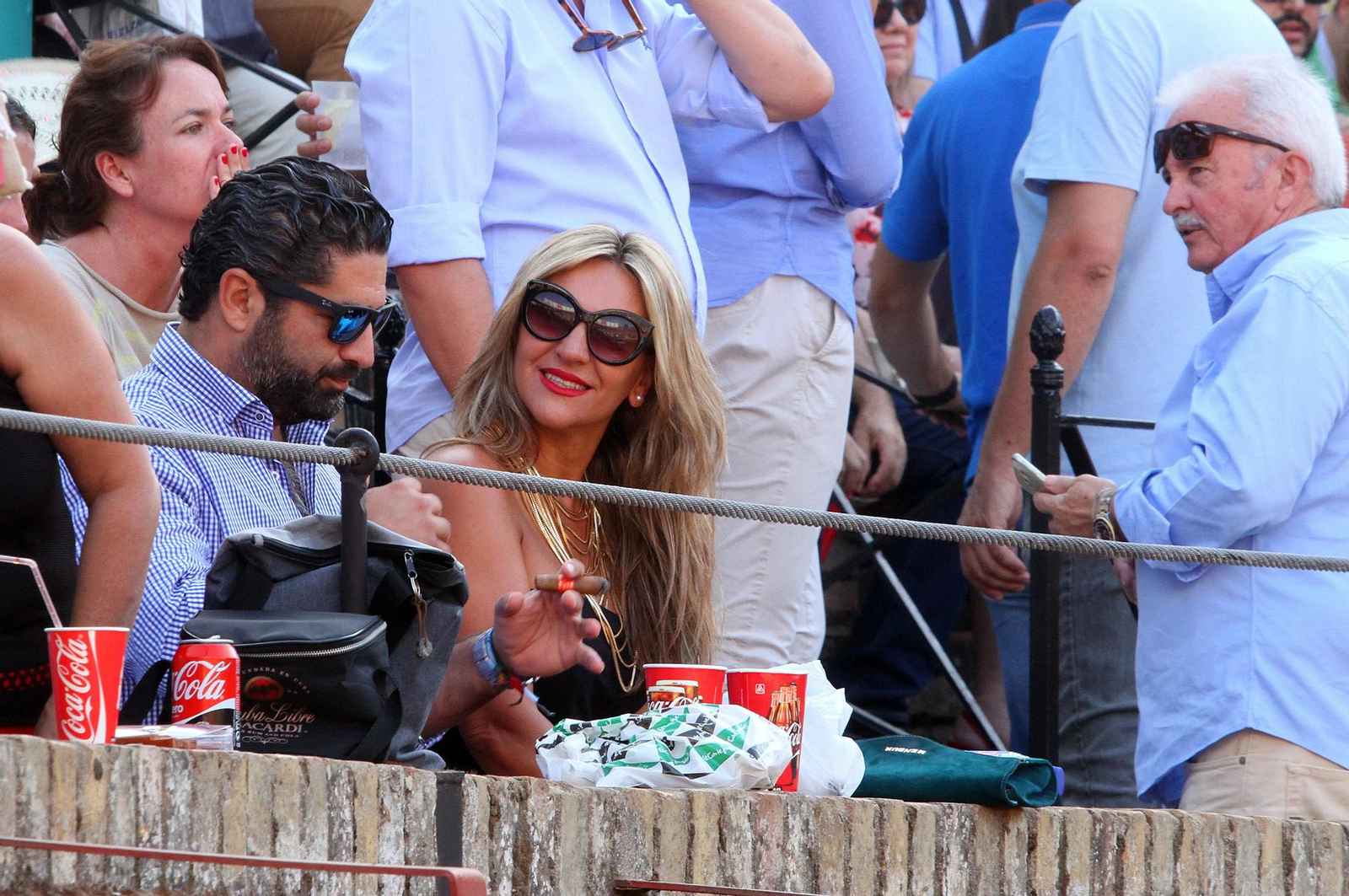 Imágenes de la corrida de rejones de Pablo Hermoso de Mendoza, Andrés Romero y Lea Vicens.