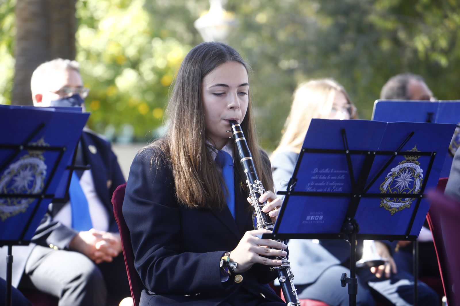 La banda de música de la Estrella inaugura Viento Joven en el quiosco de La Victoria de Córdoba