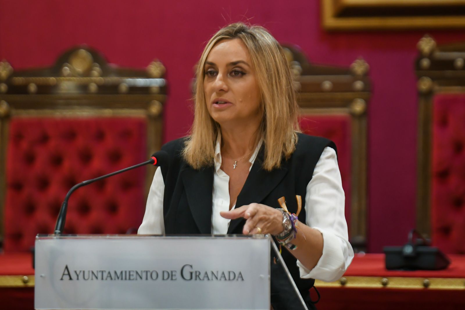 La alcaldesa de Granada, en imagen de archivo.