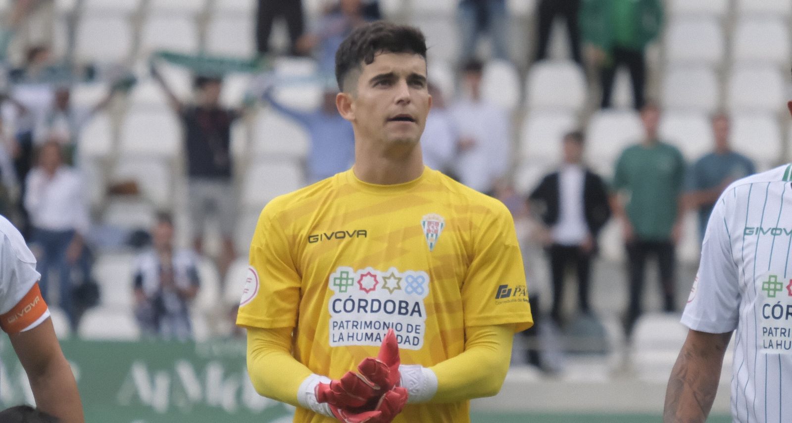 Pablo Picón, en un partido con el Córdoba CF.
