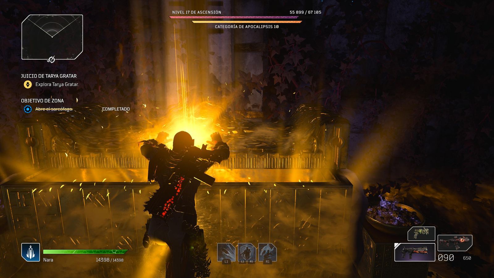 Conseguir nuevo armamento y equipamiento es muy adictivo.