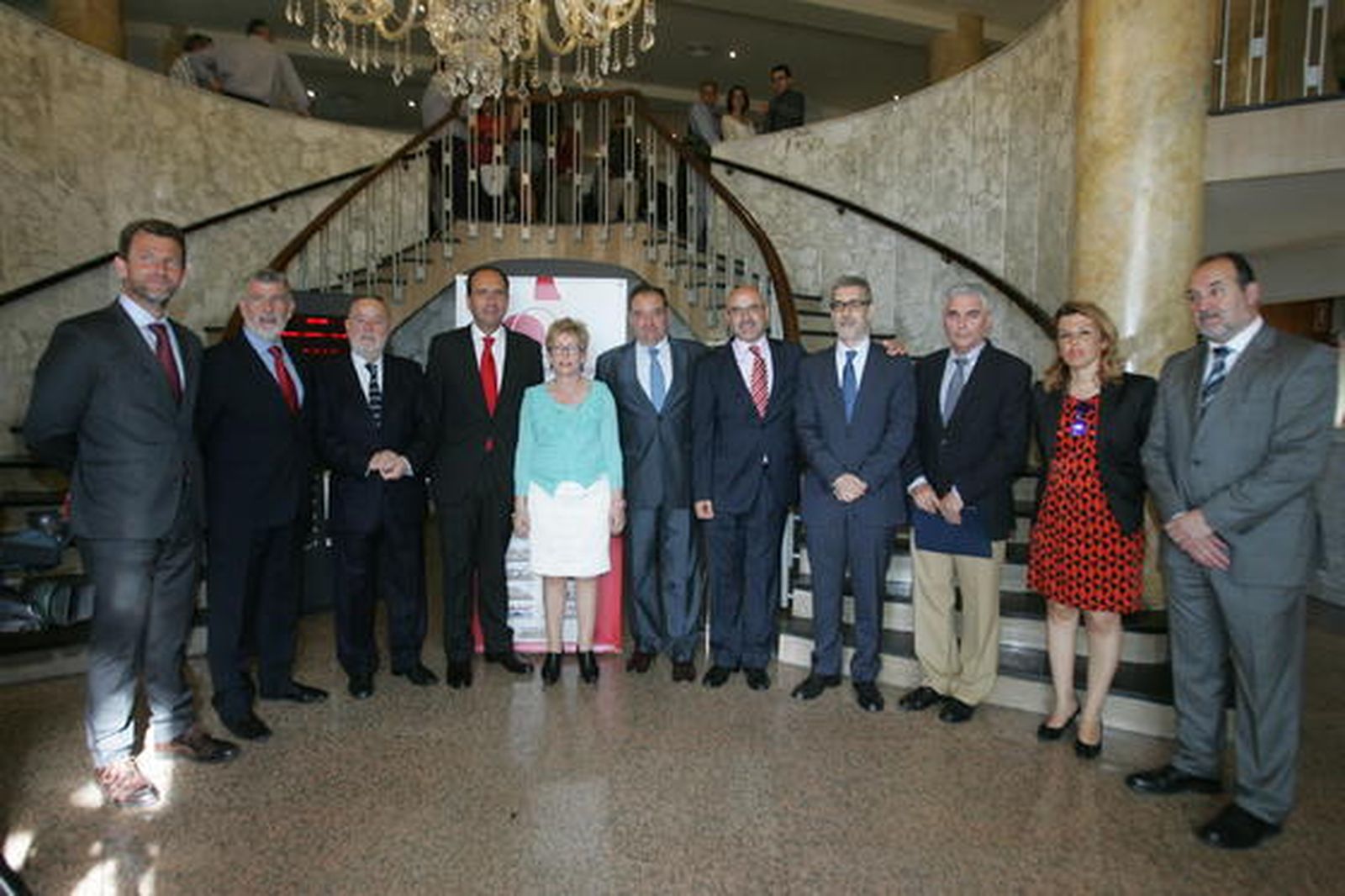 Fernando Ortega, Emilio Osorio, Pedro Molina, Alberto Delgado, Elena Víboras, Tomás Valiente, Antonio Lao, Juan Antonio Cortecero, Jerónimo Pérez, Sonia Ferrer y José Manuel Ortiz

Foto: Javier Alonso / Rafael G.