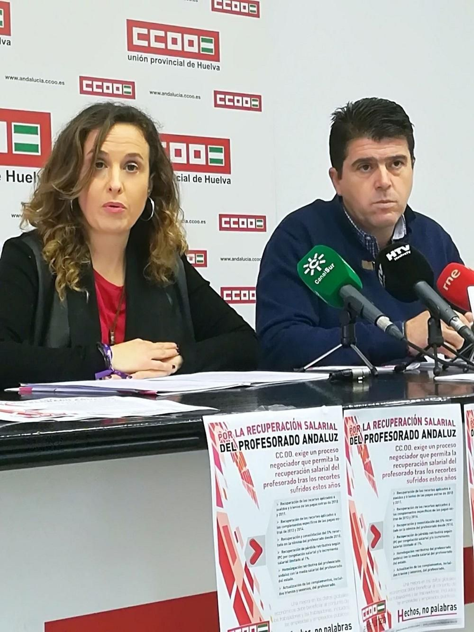 Marina Vega y Carlos Sánchez.