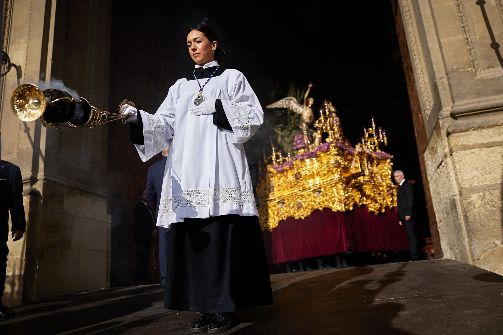 La celebración de la Procesión Magna de Granada, en imágenes