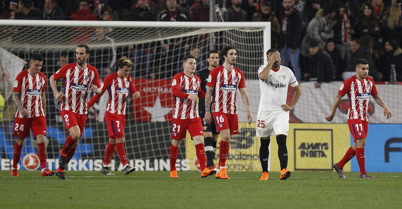 Las imágenes del Sevilla-Atlético de Madrid