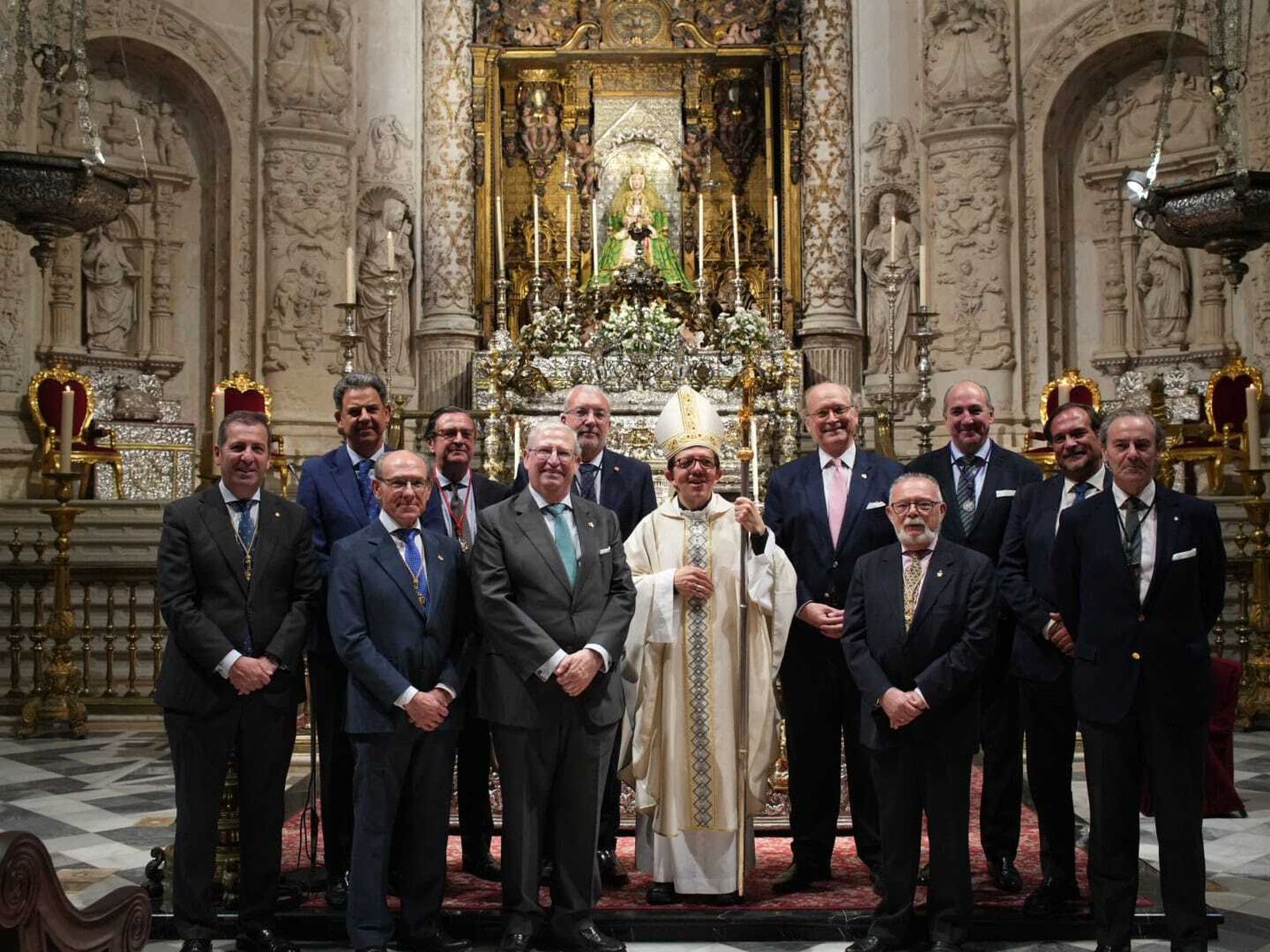 La misa se celebró en la Capilla Real de la Catedral