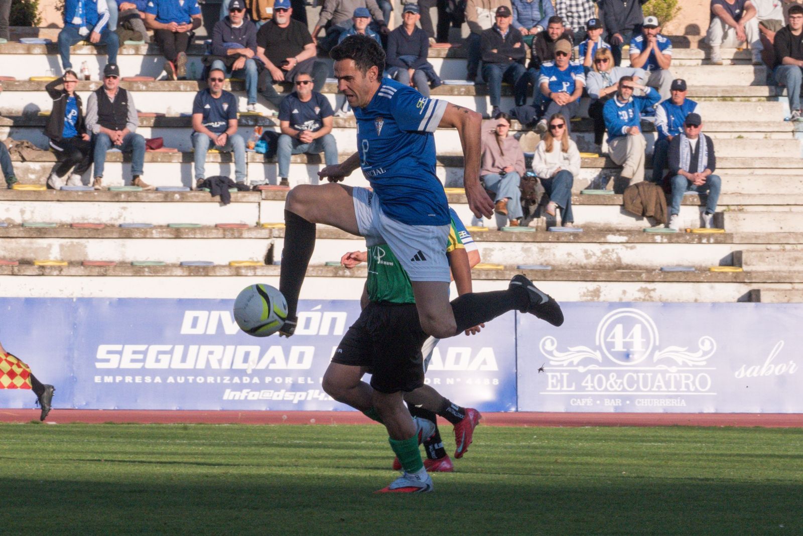 Pedro Carrión, de nuevo protagonista en los azulinos.