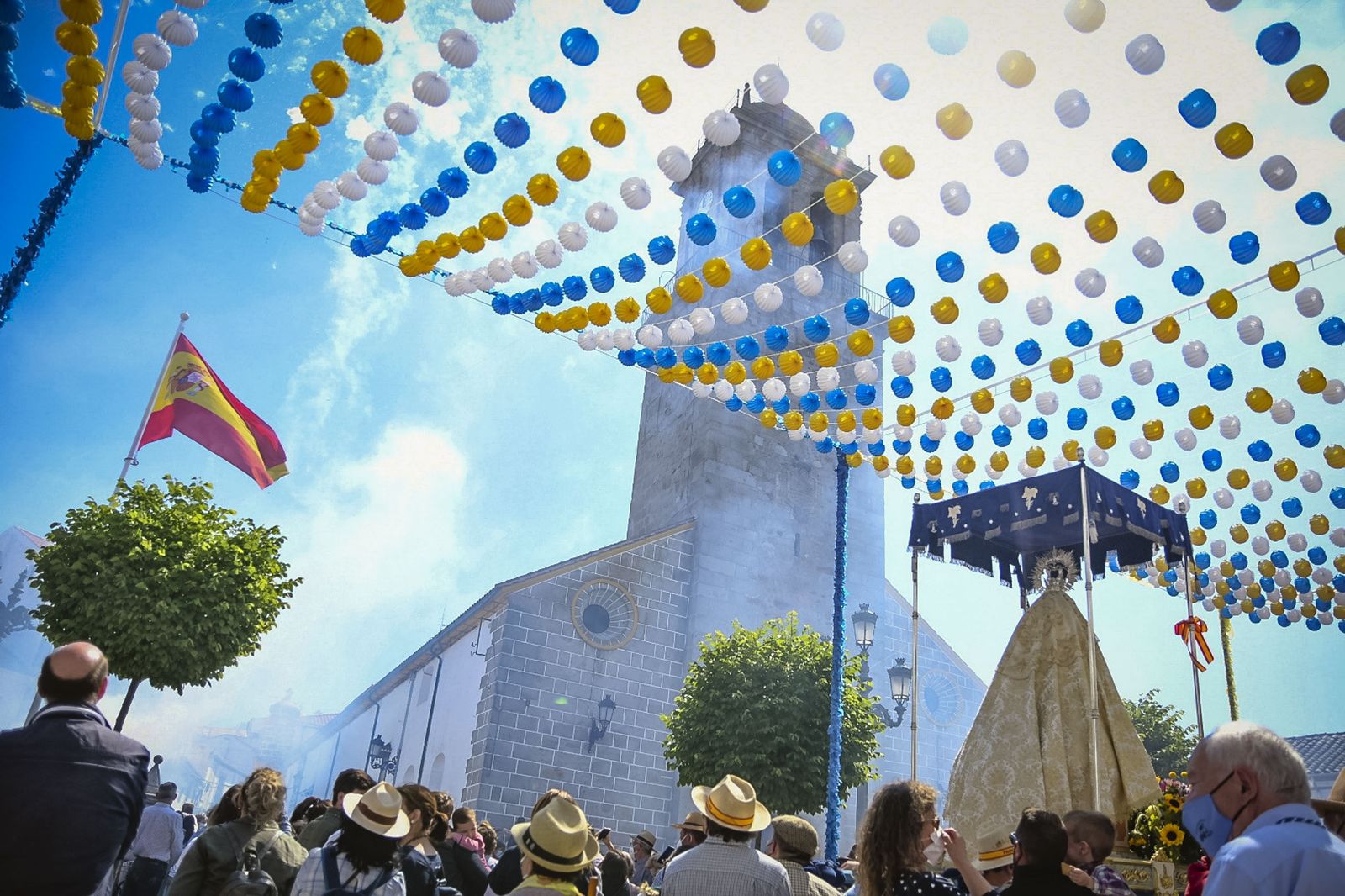 La llegada de la Virgen de Luna a Villanueva de Córdoba.