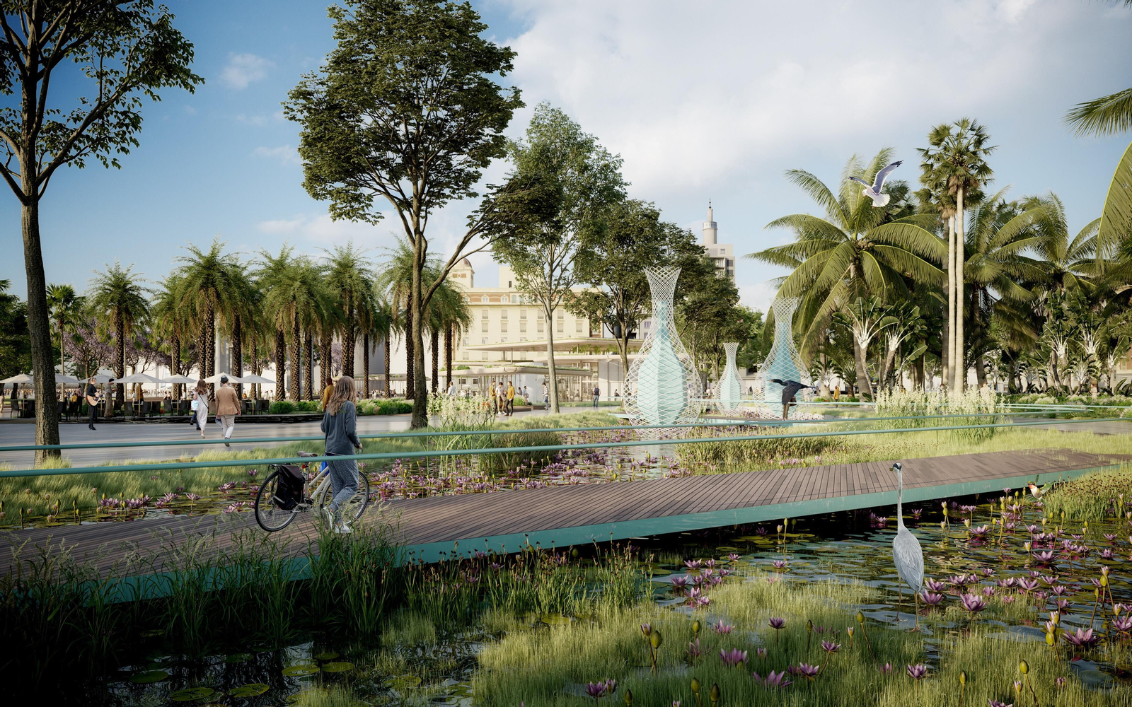 Así es la nueva Plaza de la Marina que proyecta Málaga