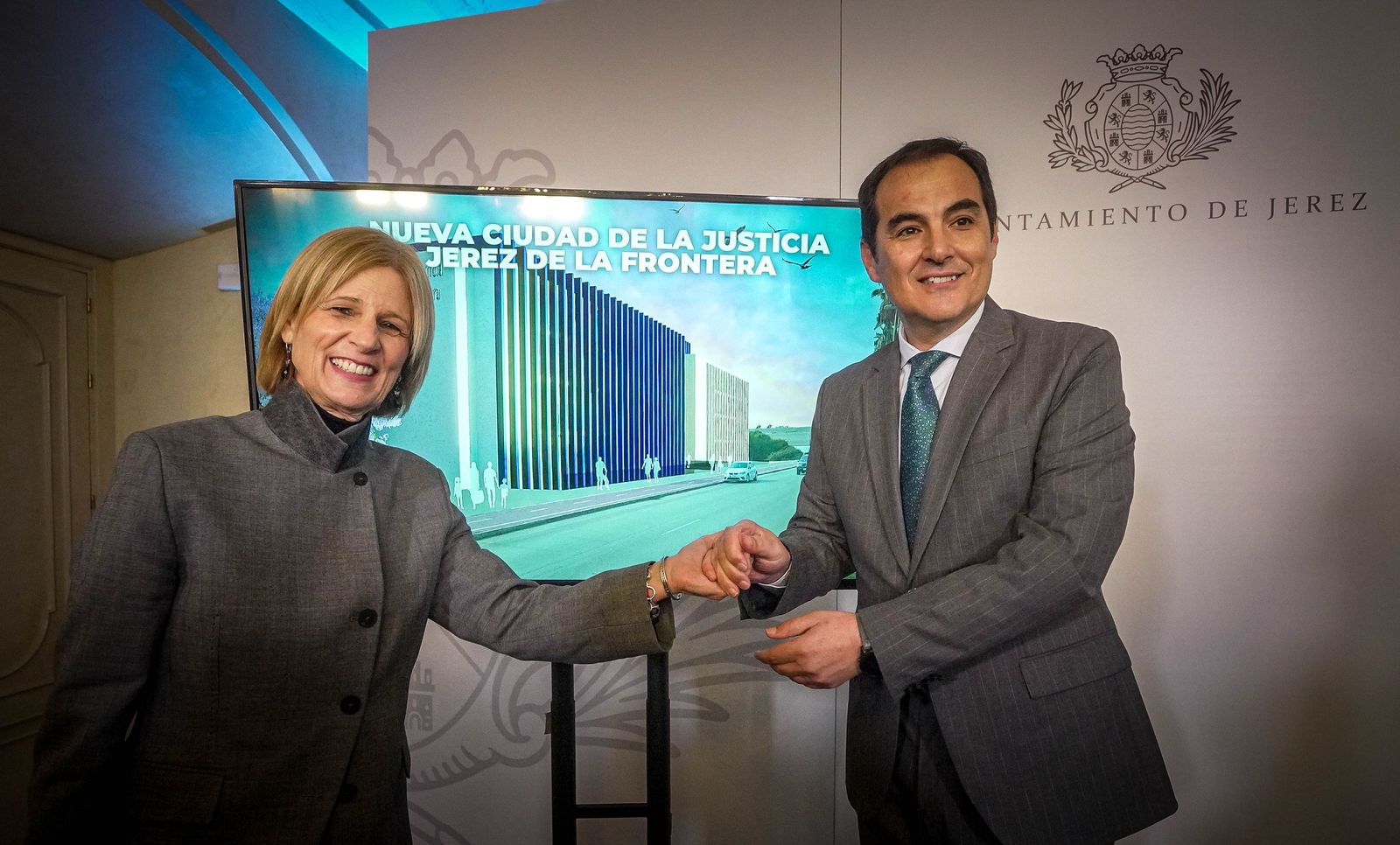 Imágenes de la presentación del Proyecto Ciudad de la Justicia de Jerez