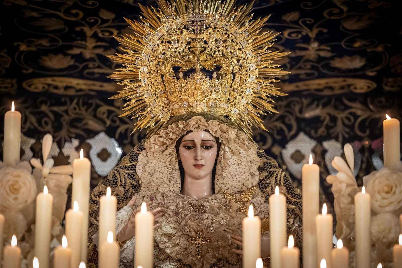 Las imágenes de la cofradía de La Palma en la Semana Santa de Cádiz de 2024