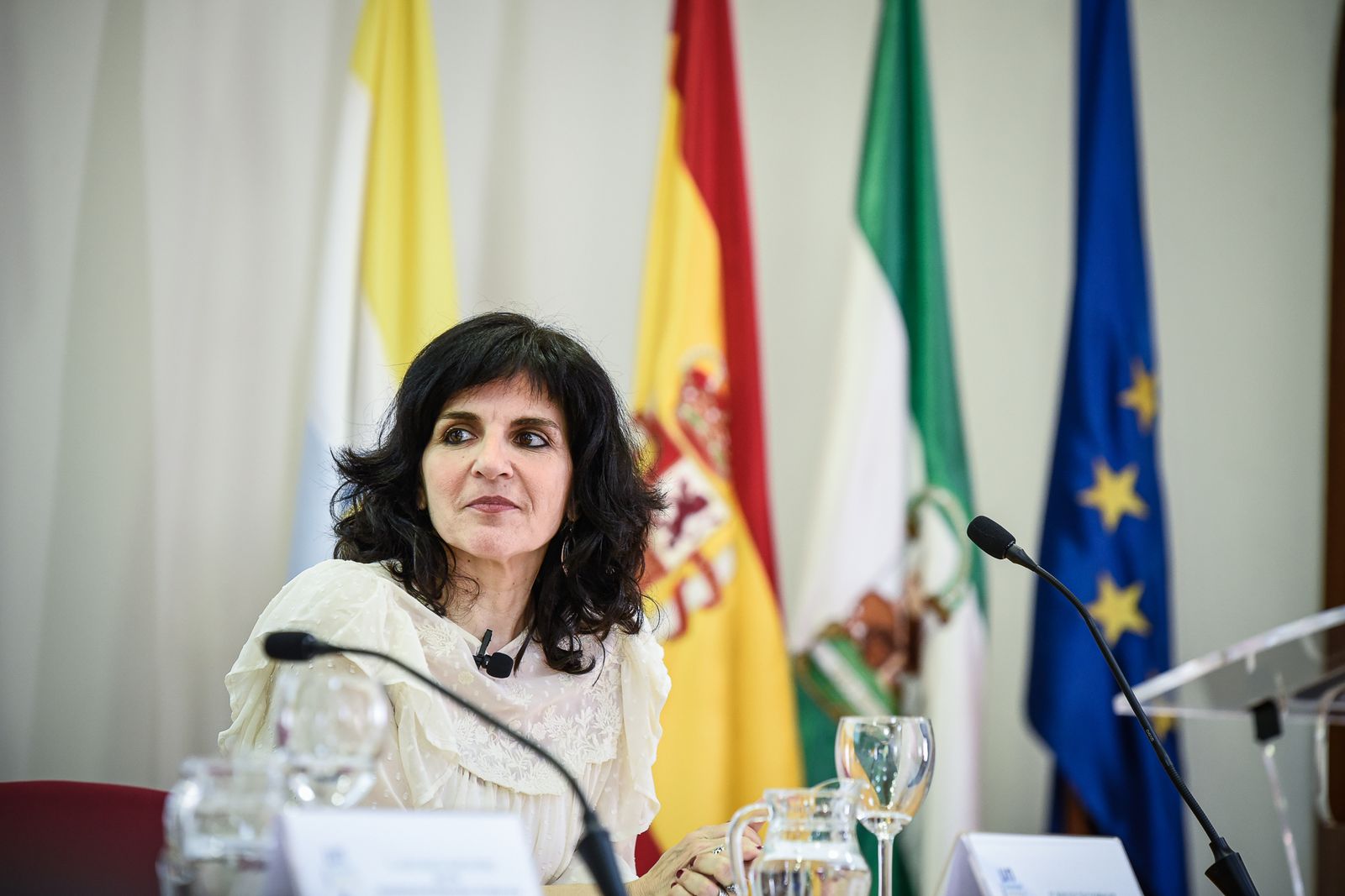 Imágenes de la conferencia  'La Rábida- ocho décadas de un sueño universitario'