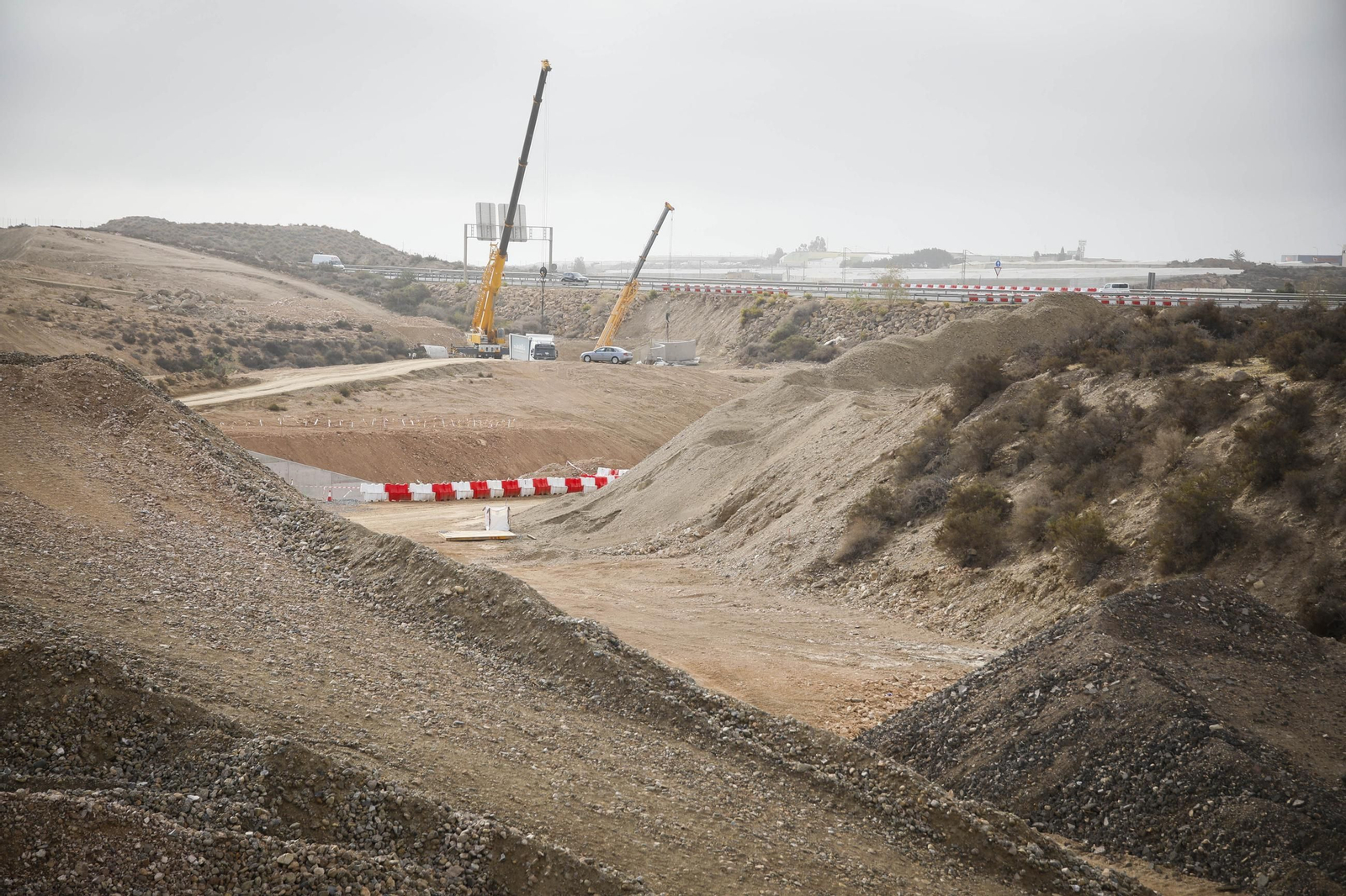 Las imágenes de las obras para la conexión entre la A7 y la A-92 en Viator