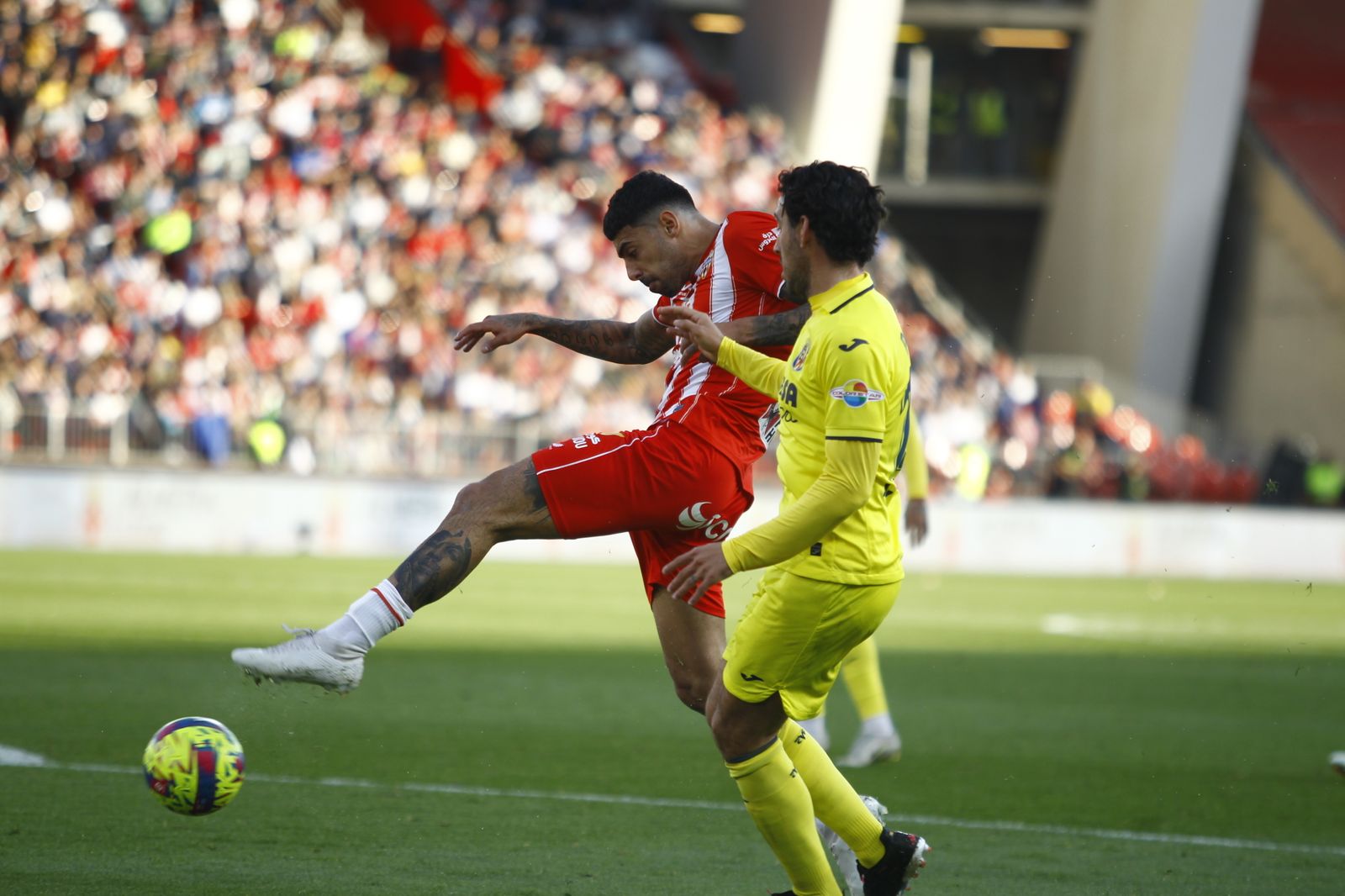 Imágenes de la derrota de la U.D. Almería ante el Villarreal por 0 a 2