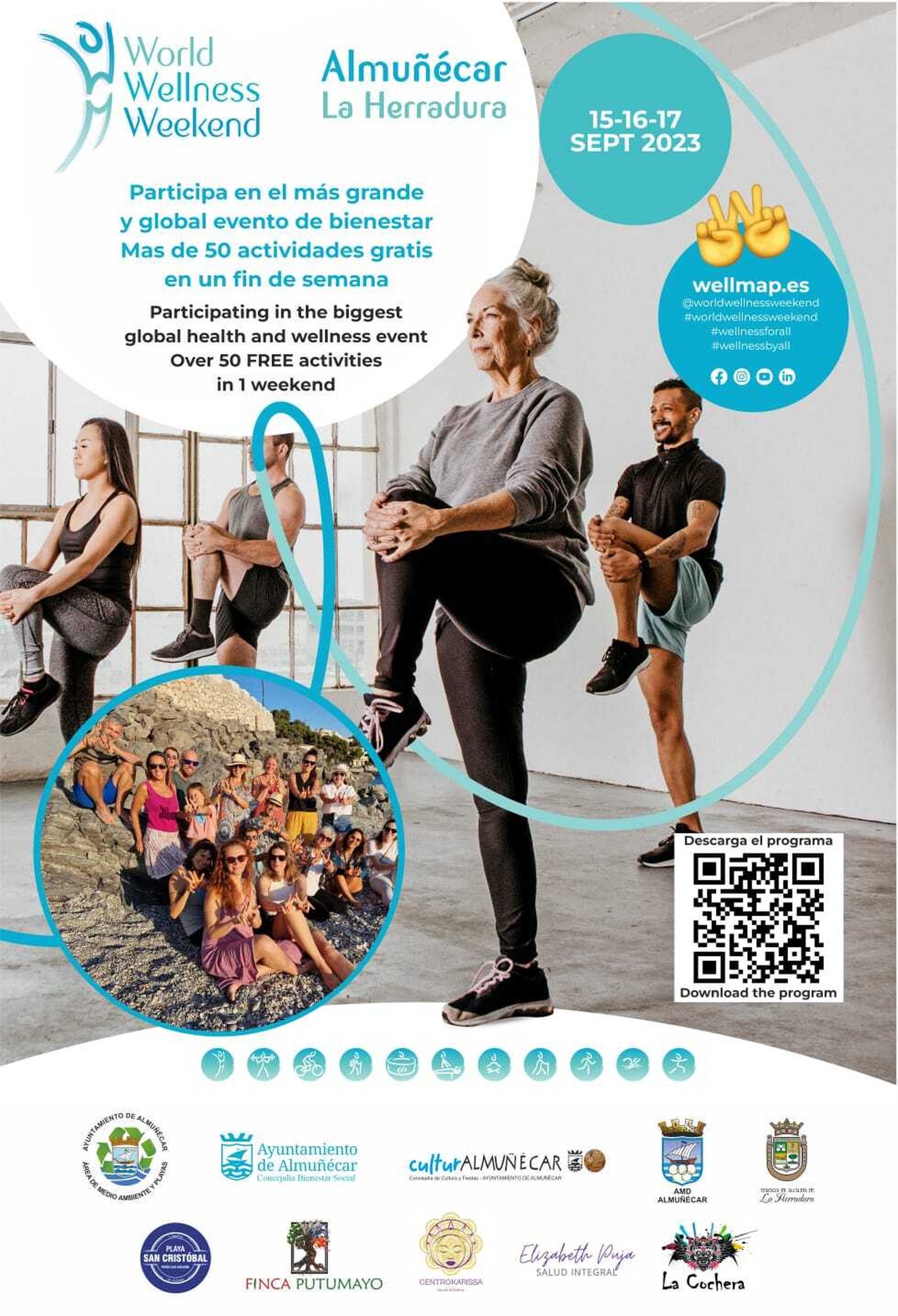 Almuñécar y La Herradura acogen el mayor evento mundial de bienestar Word Wellness Weekend