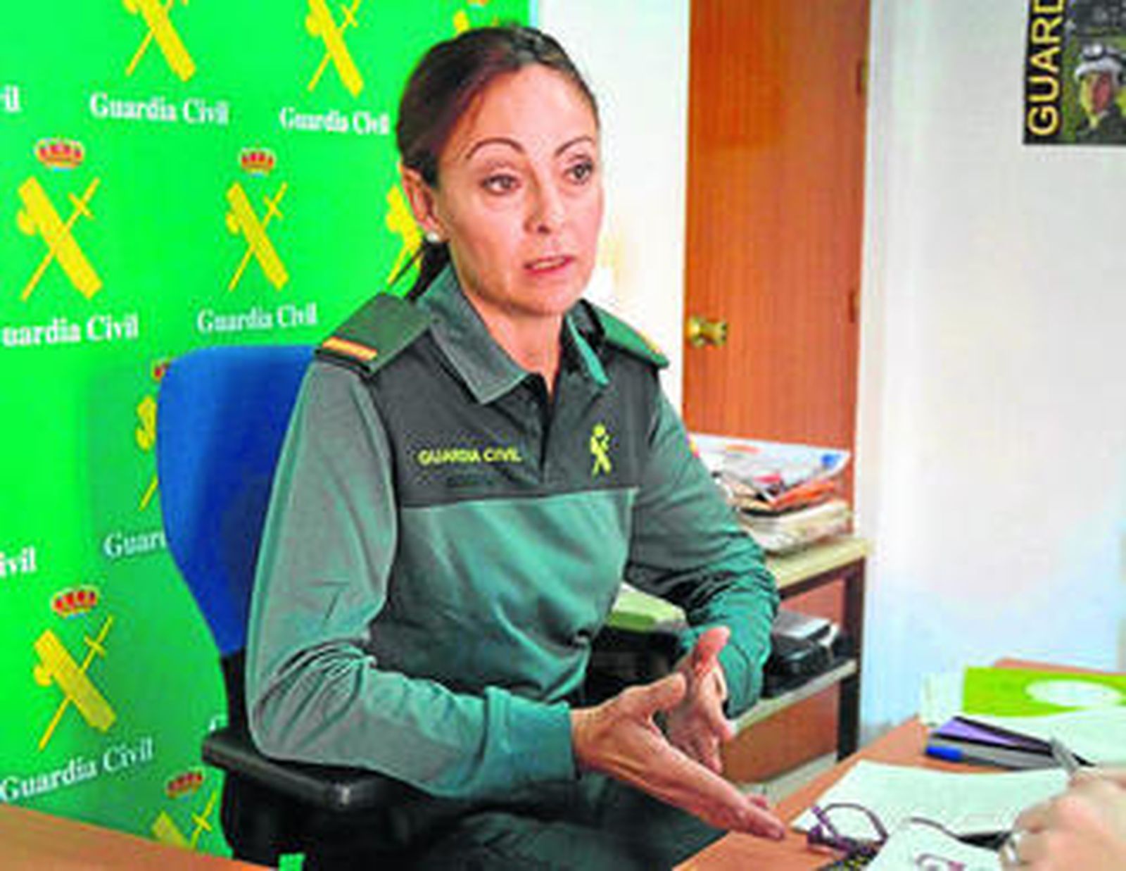 Olalla Pérez es miembro del Equipo de Mujer y Menor de la Comandancia de la Benemérita en Almería.