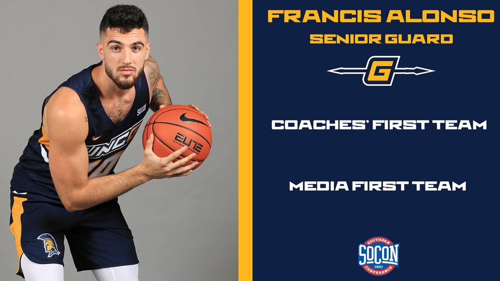 Alonso, nominado en la SoCon.