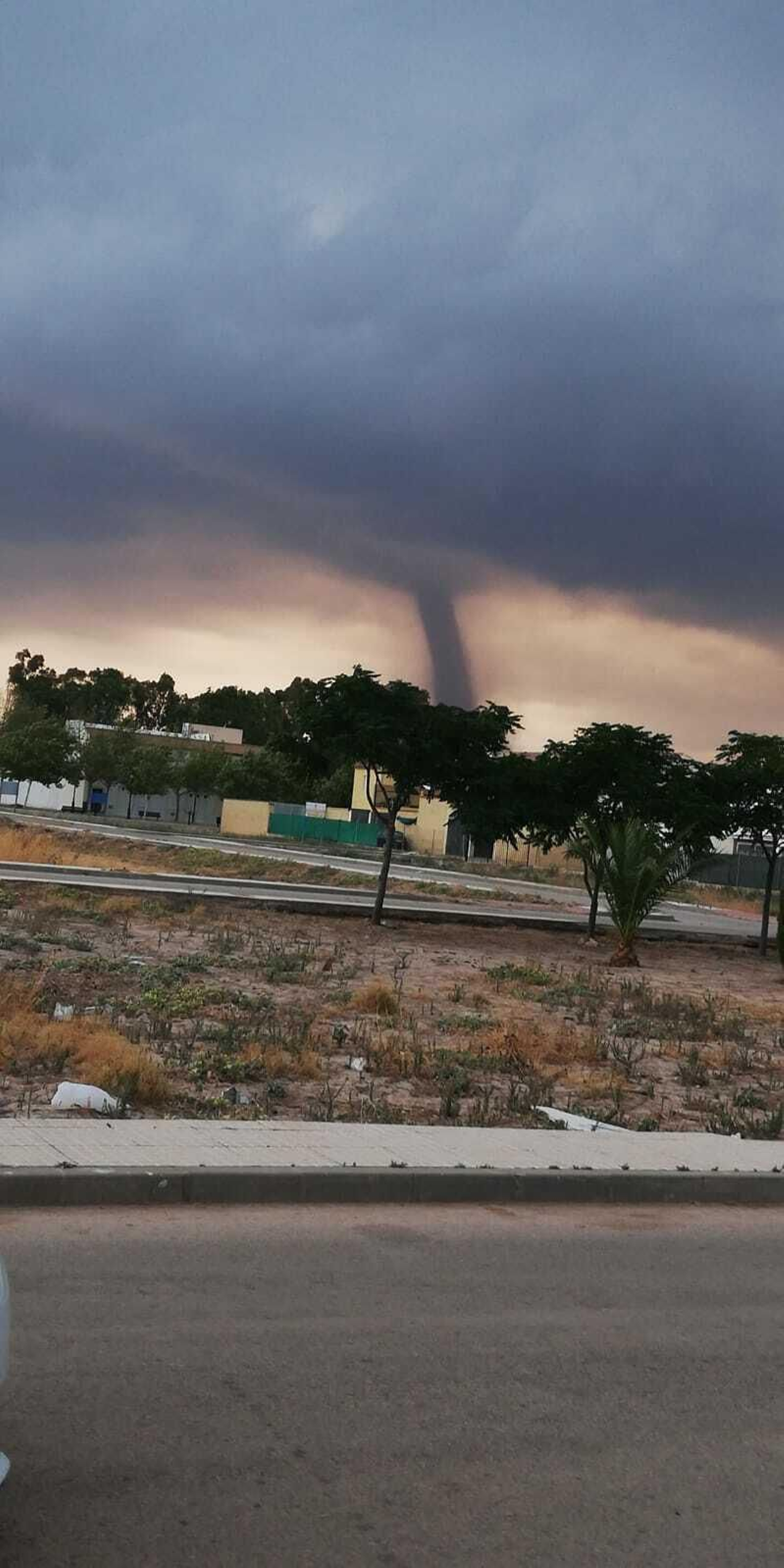 Las fotos del tornado de Campillos