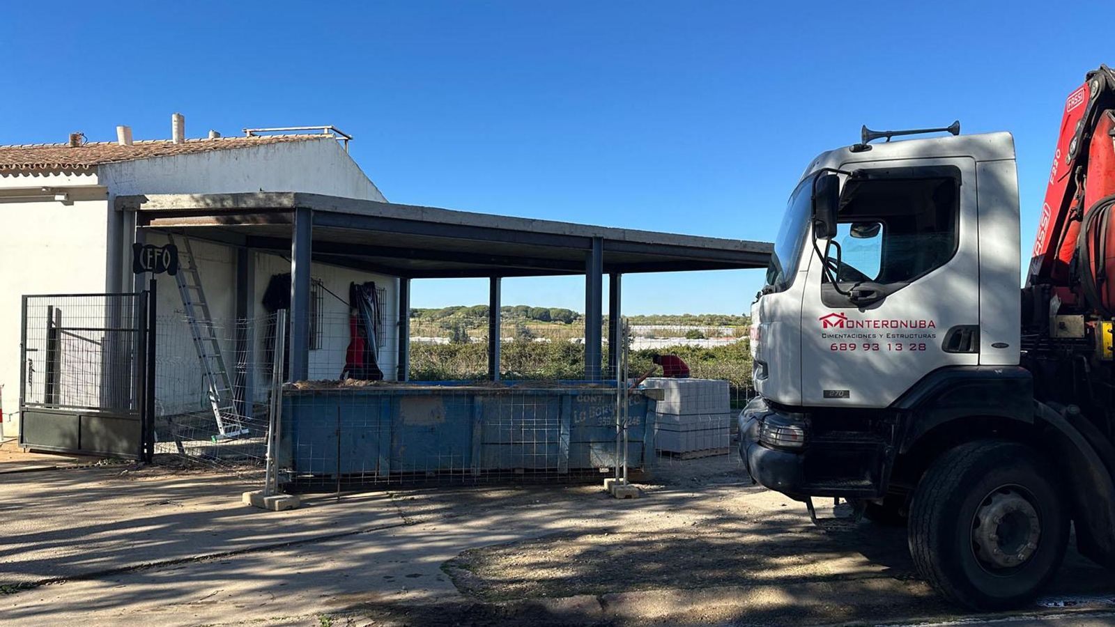 Ampliación del taller de soldadura del CEFO.