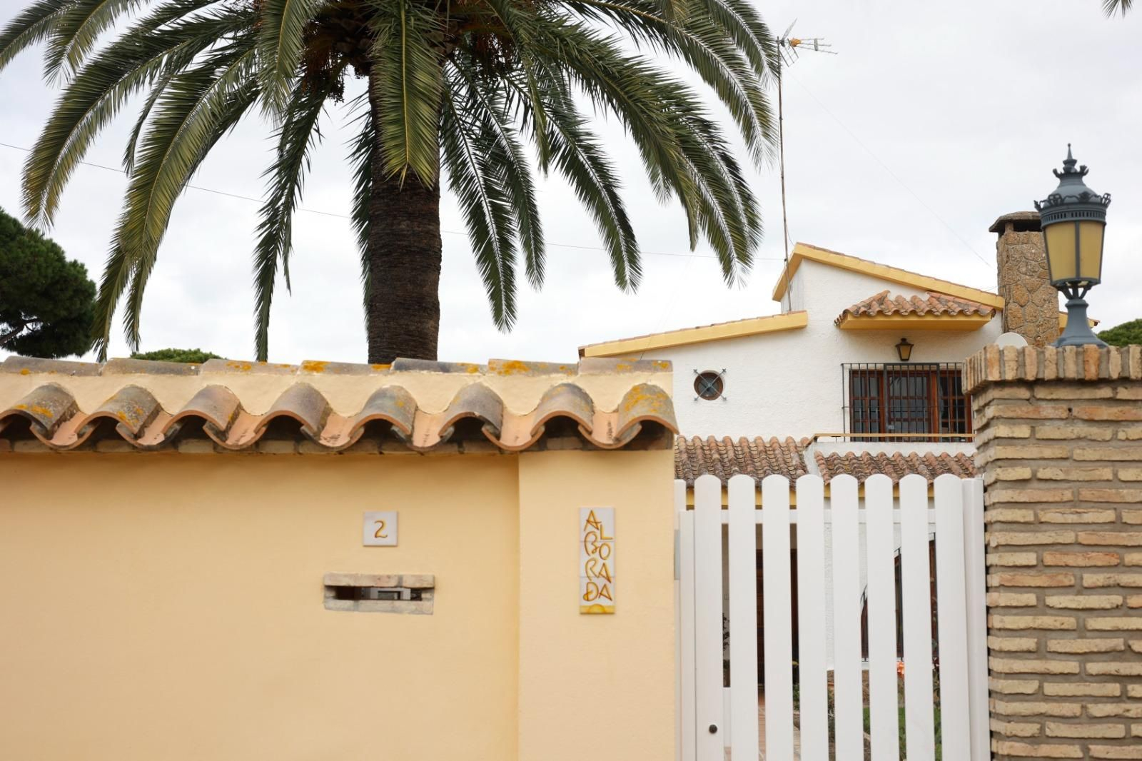 El chalet donde fue encontrado el cuerpo sin vida de Mabel.