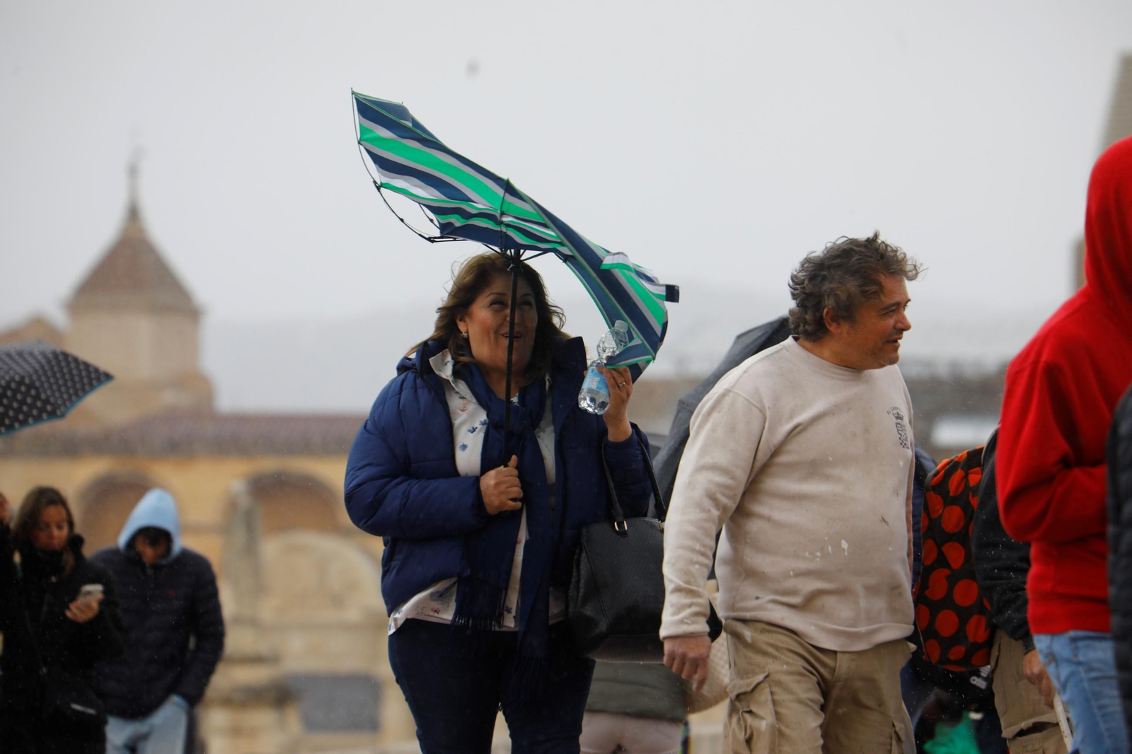 La borrasca Martinho aprieta en Córdoba, en imágenes