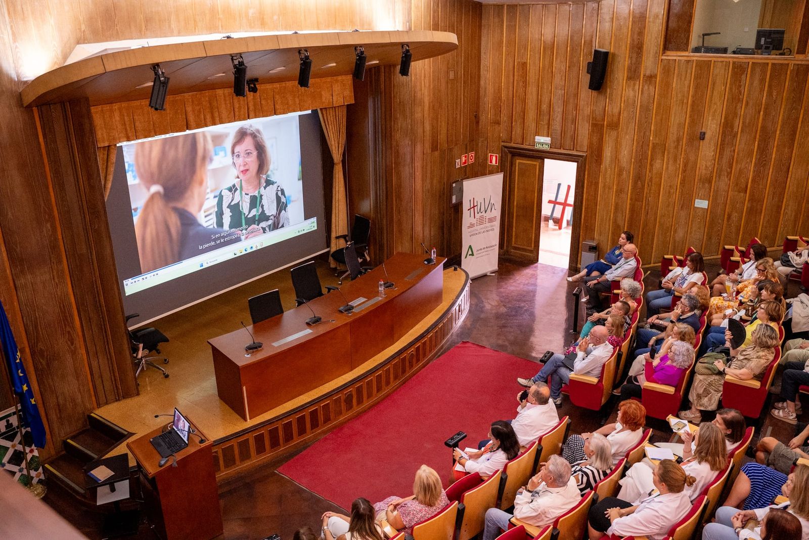 Momento proyección del vídeo