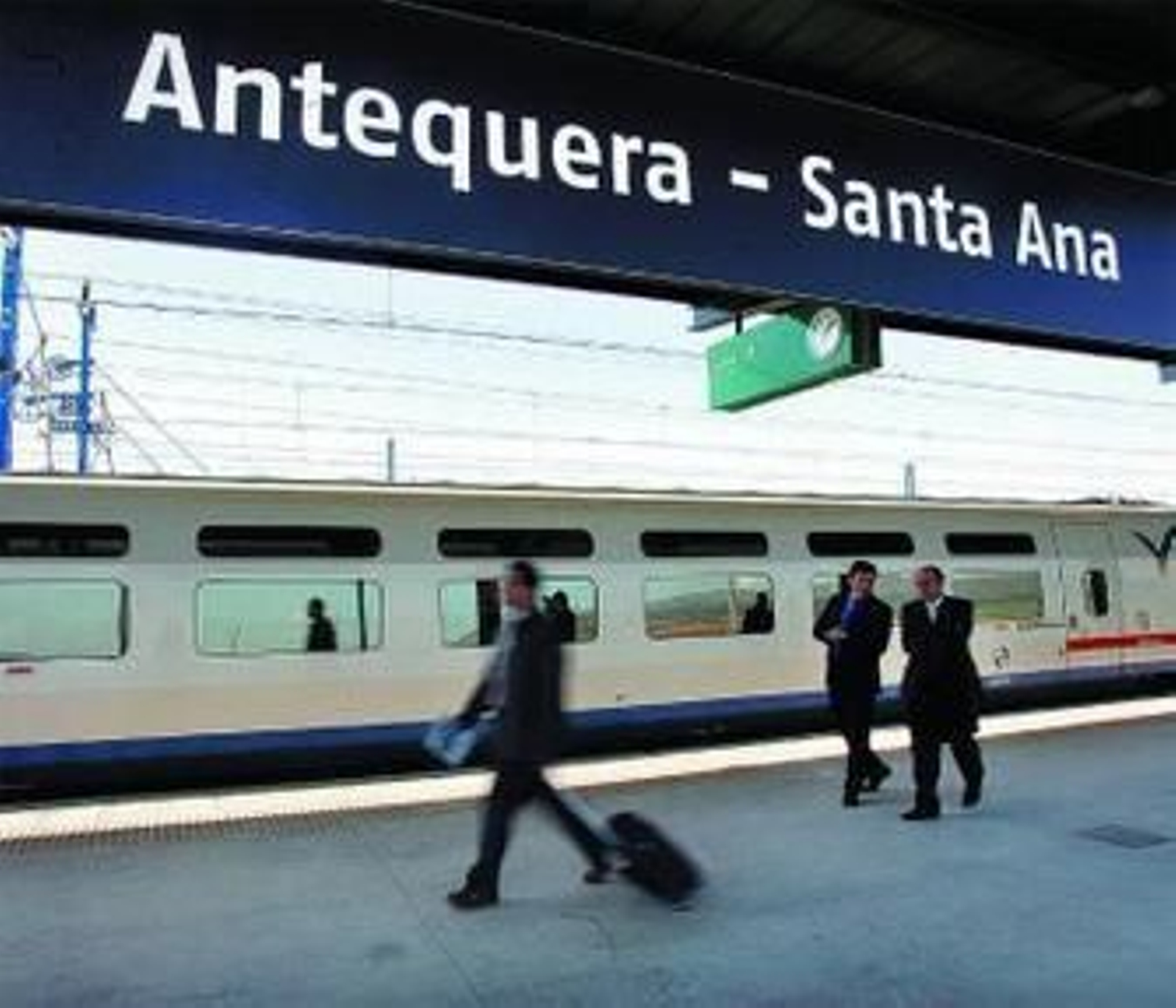 Imagen de la estación de AVE de Antequera-Santa Ana.