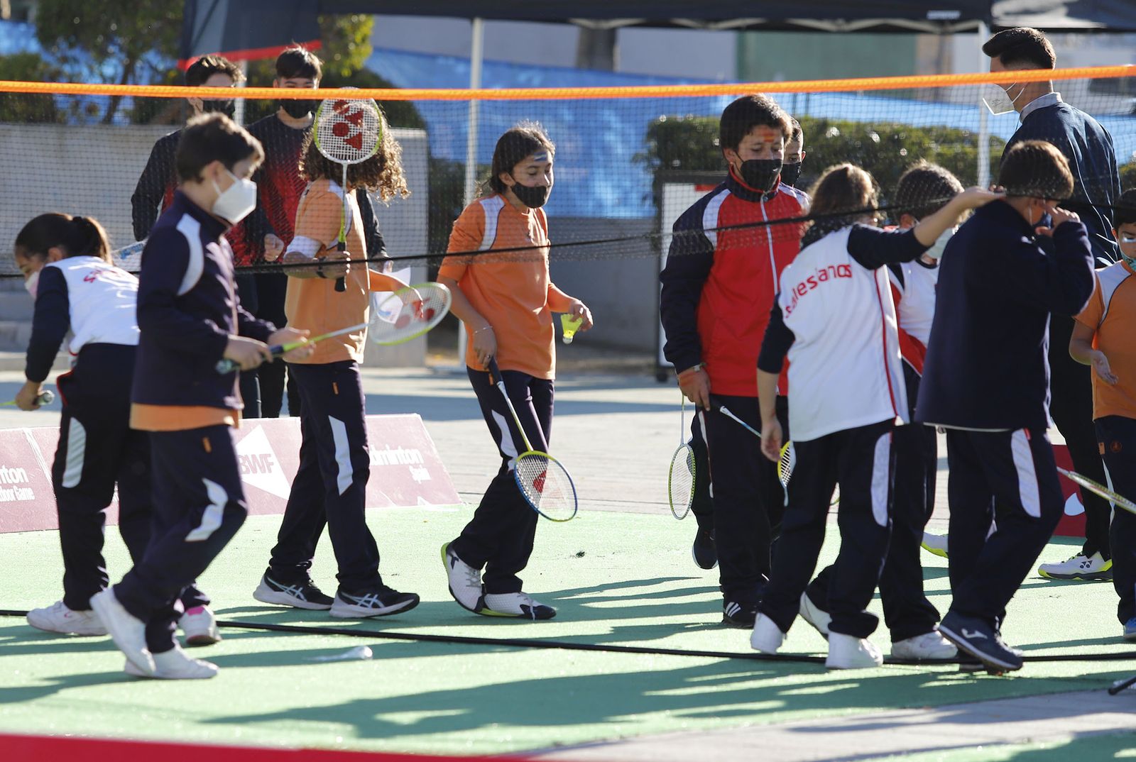 Las mejores imágenes de la jornada de bádminton del lunes en el Huelva 2021