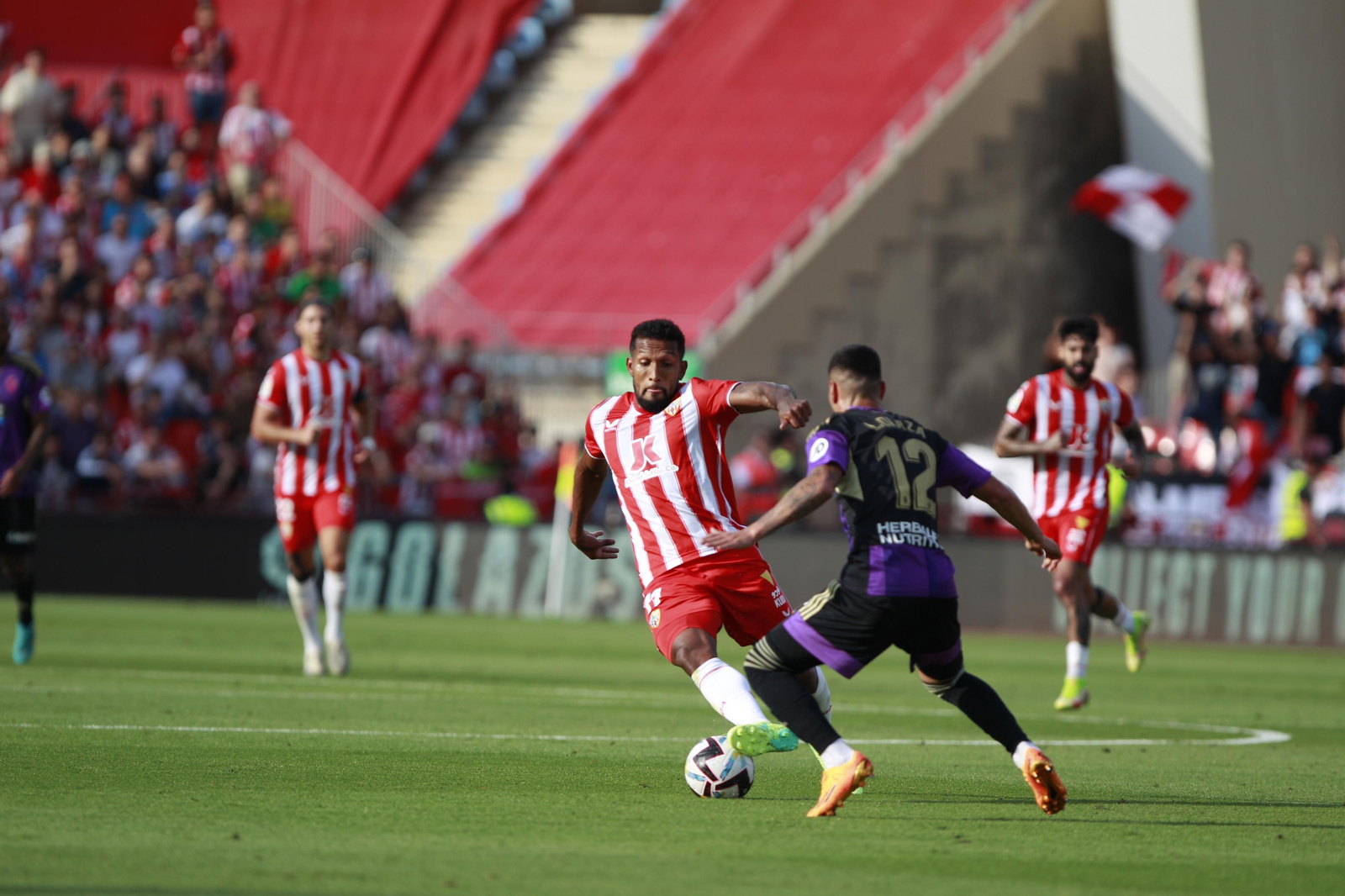 Imágenes del partido U.D. Almería-Real Valladolid C.F.