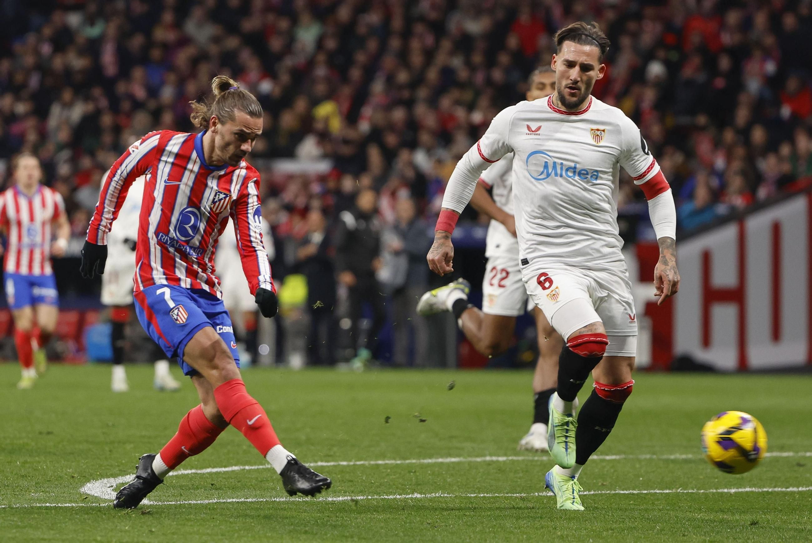 Las fotos del Atlético de Madrid - Sevilla