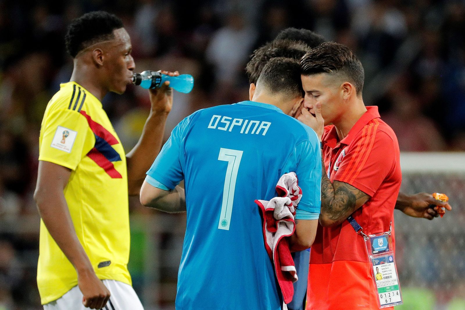 Las imágenes del Colombia-Inglaterra