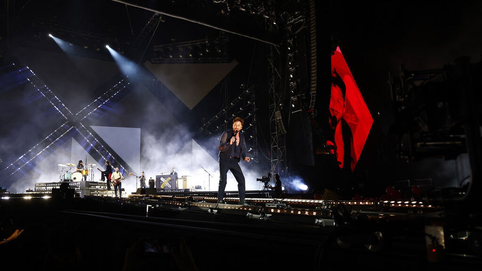 Manuel Carrasco en el Estadio de la Cartuja