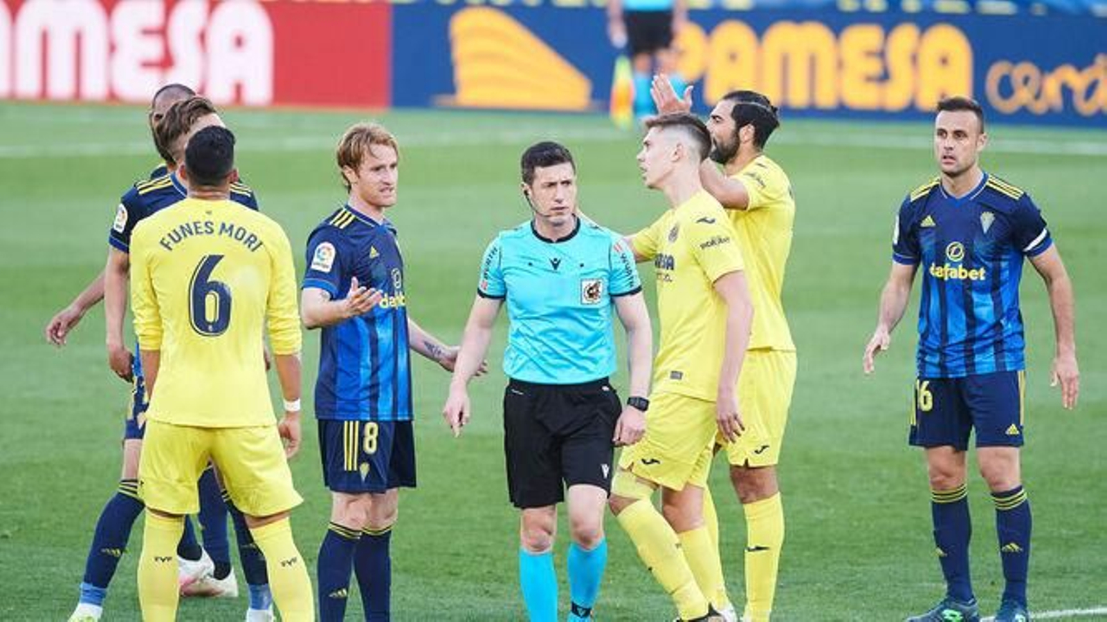 Soto Grado en el Villarreal-Cádiz de hace dos temporadas.