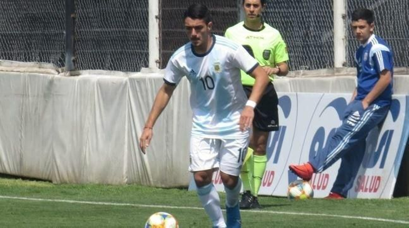 Palacios, con las inferiores de Argentina.