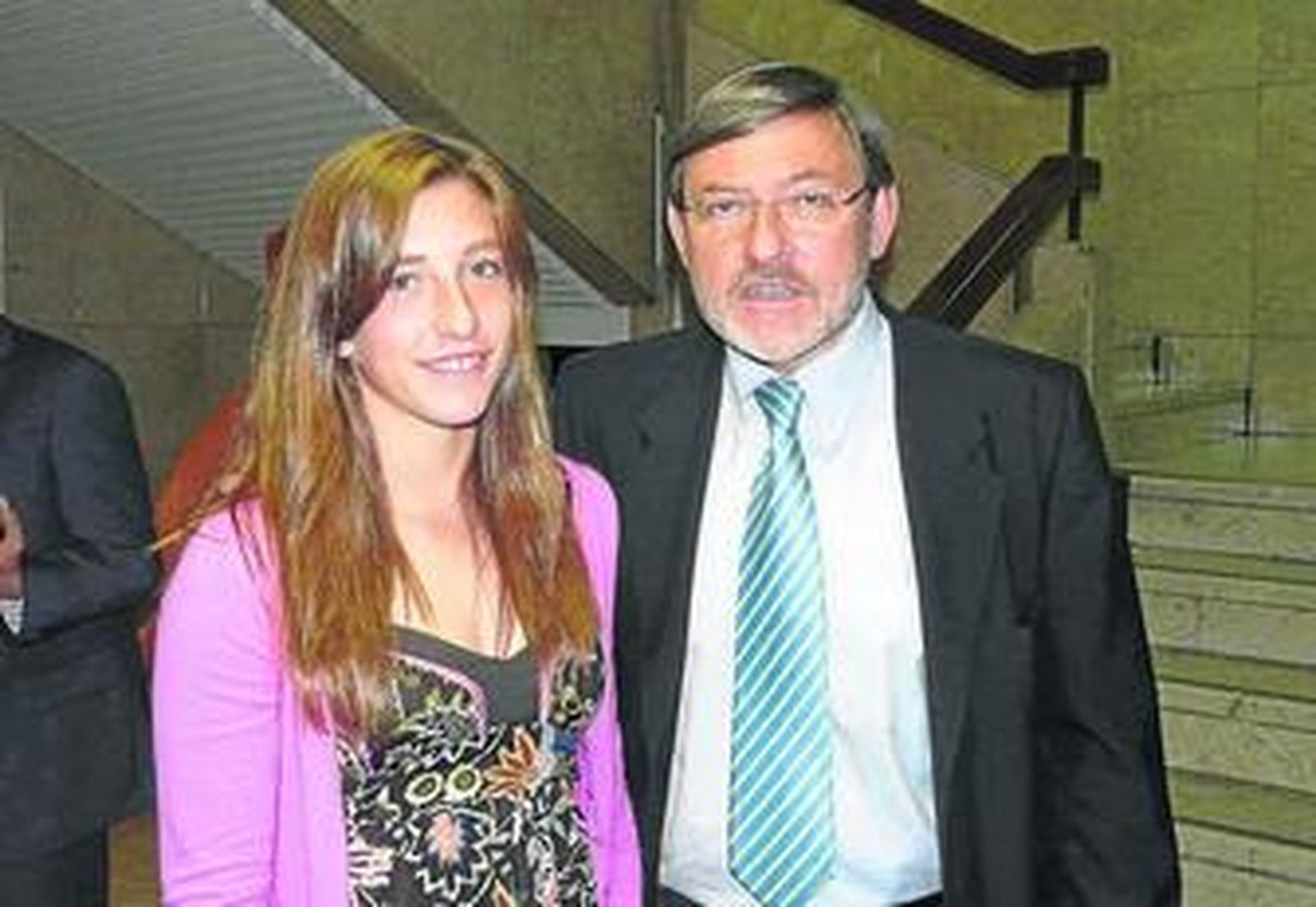 Patricia Ortega en una foto reciente junto a Jaime Lissavetzky, secretario de Estado para el Deporte.