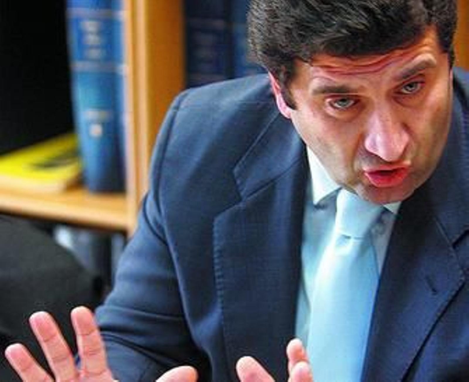 José Ignacio Martínez Moreno durante la entrevista.