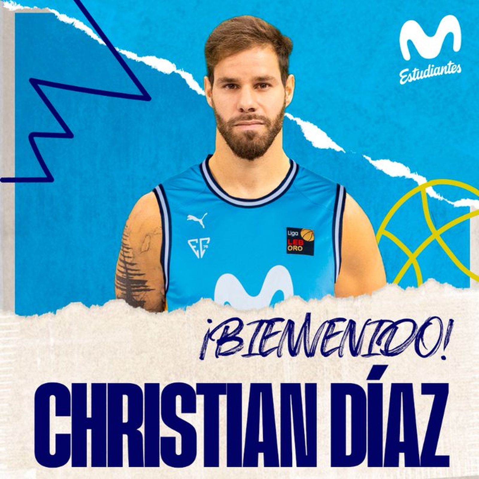 Así anunció Estudiantes el fichaje de Díaz