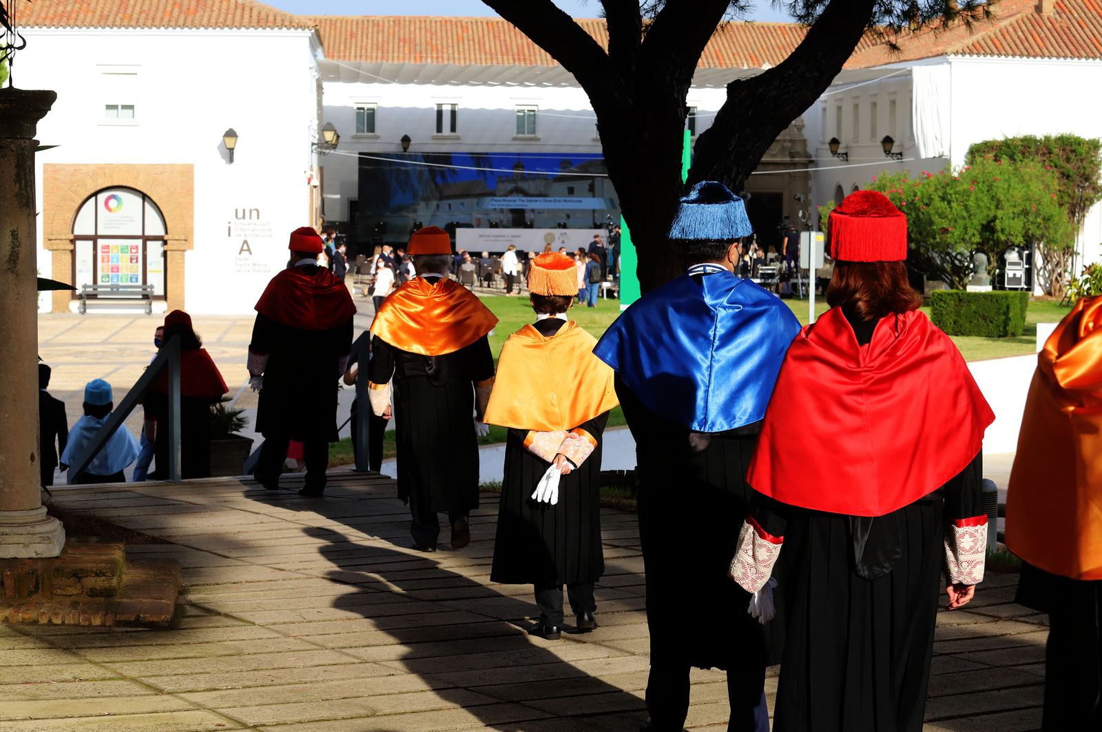 Un acto el pasado año en la sede de la  Universidad  Internacional de Andalucía en La  Rábida.