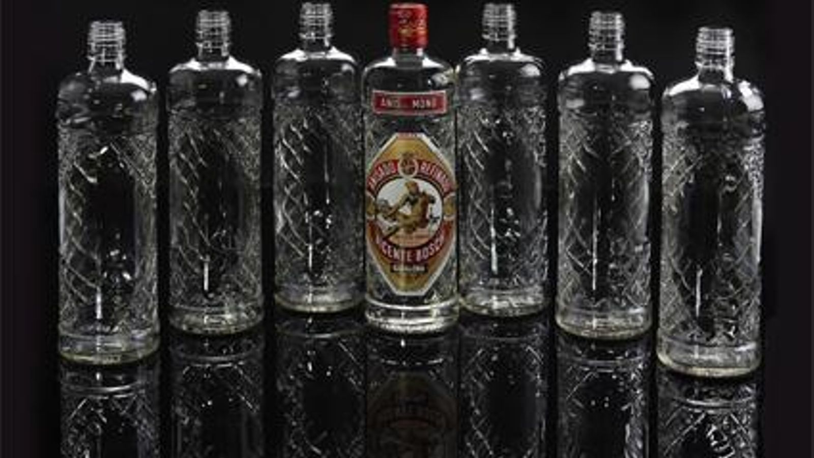 La peculiar botella.