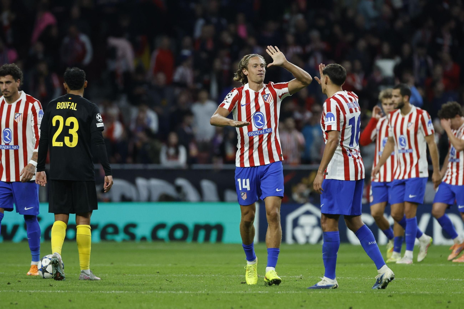 Las imágenes del Atlético de Madrid-Unión Saint-Gilloise