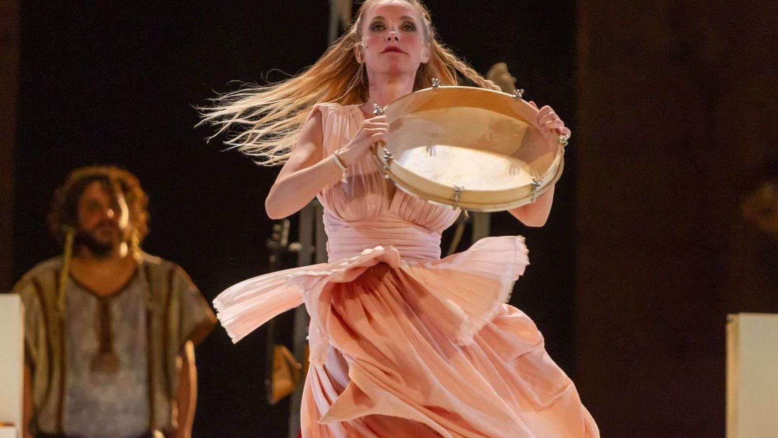 María Esteve, en la obra.