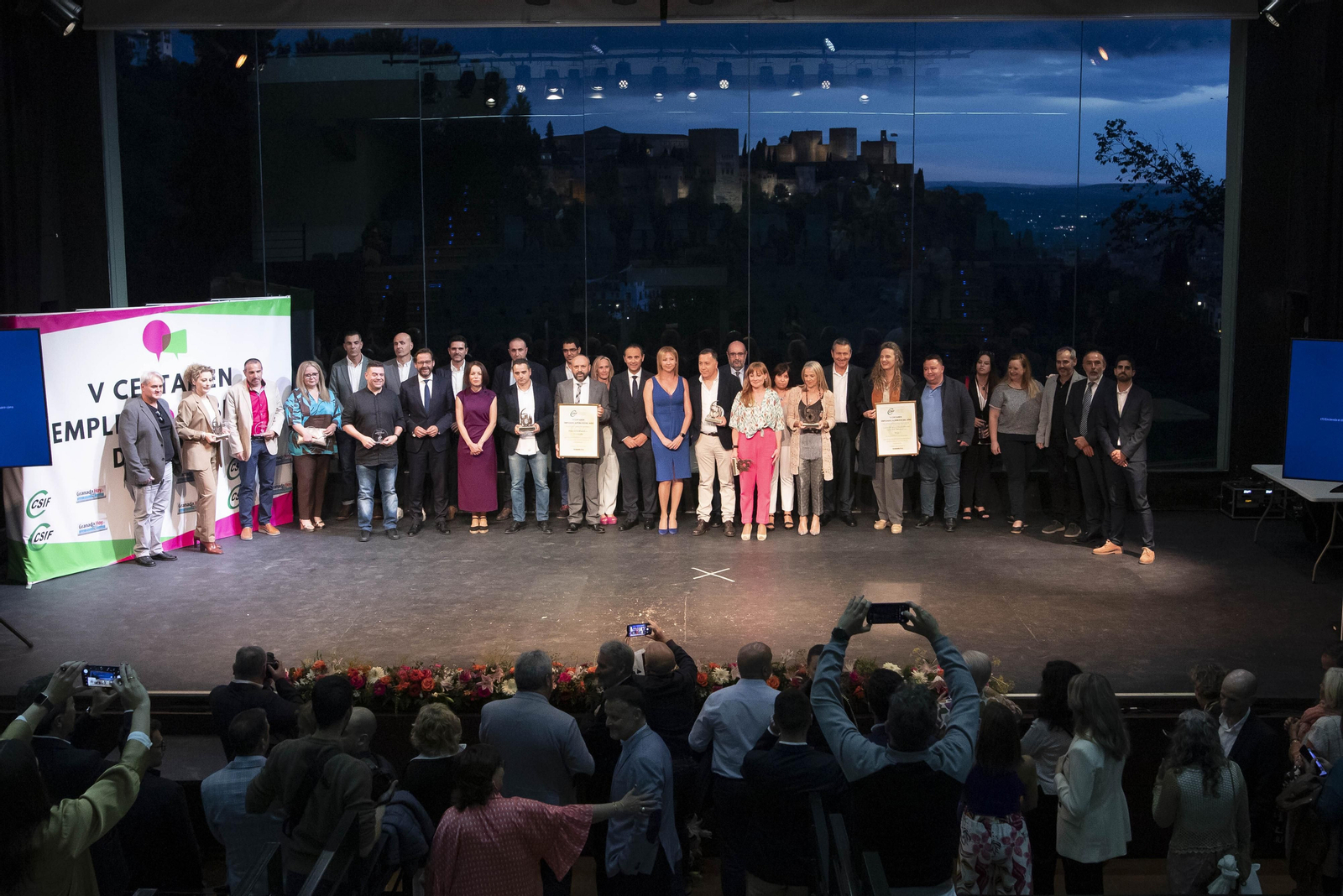 El V Certamen del Empleado Público del año en Granada, en imágenes