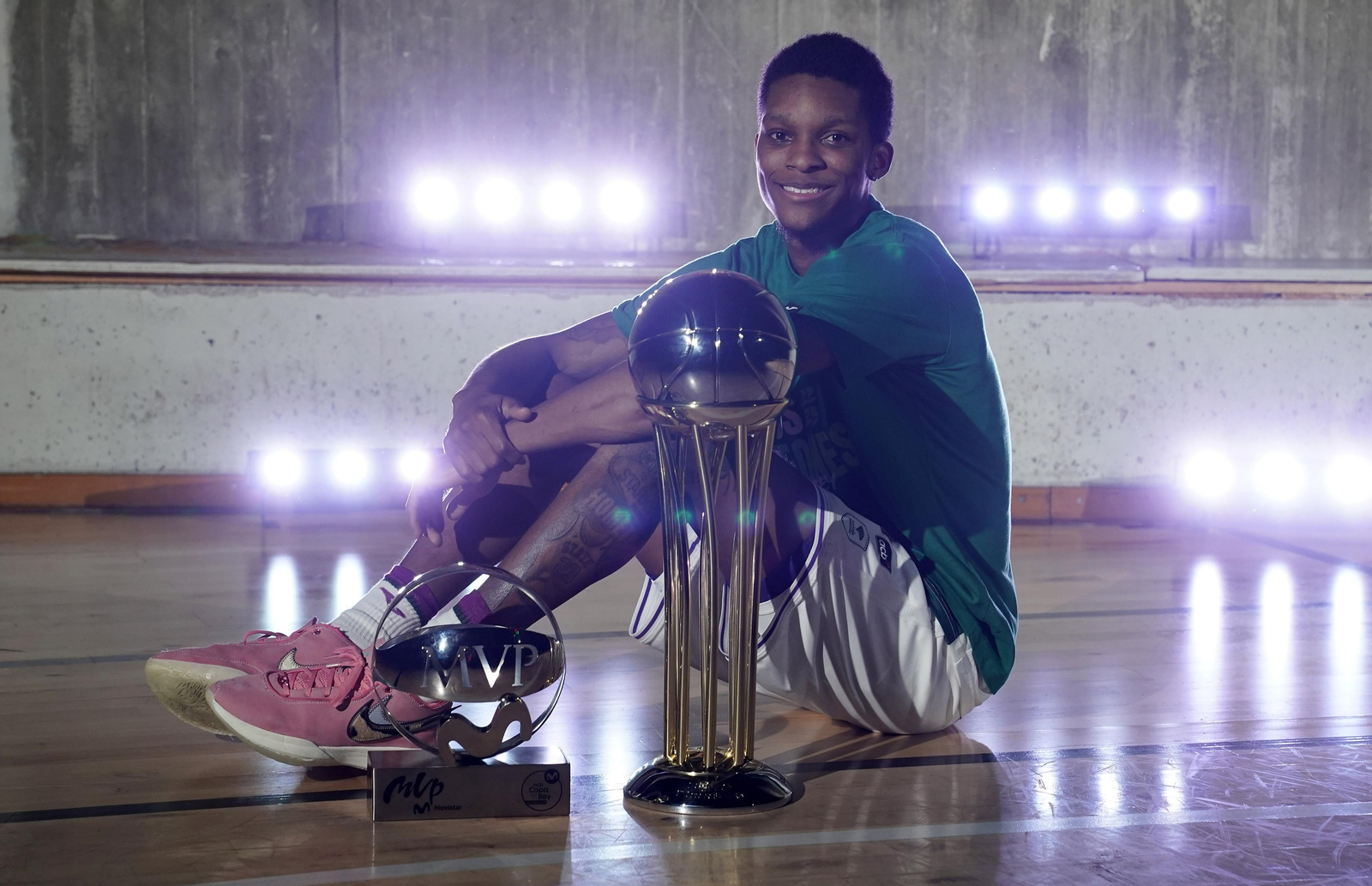 La sesión de fotos del Unicaja campeón