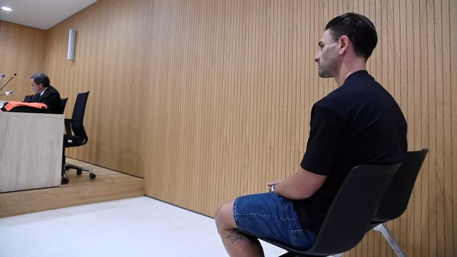 Kike Márquez, en la vista ante el juez por su despido del Córdoba CF.