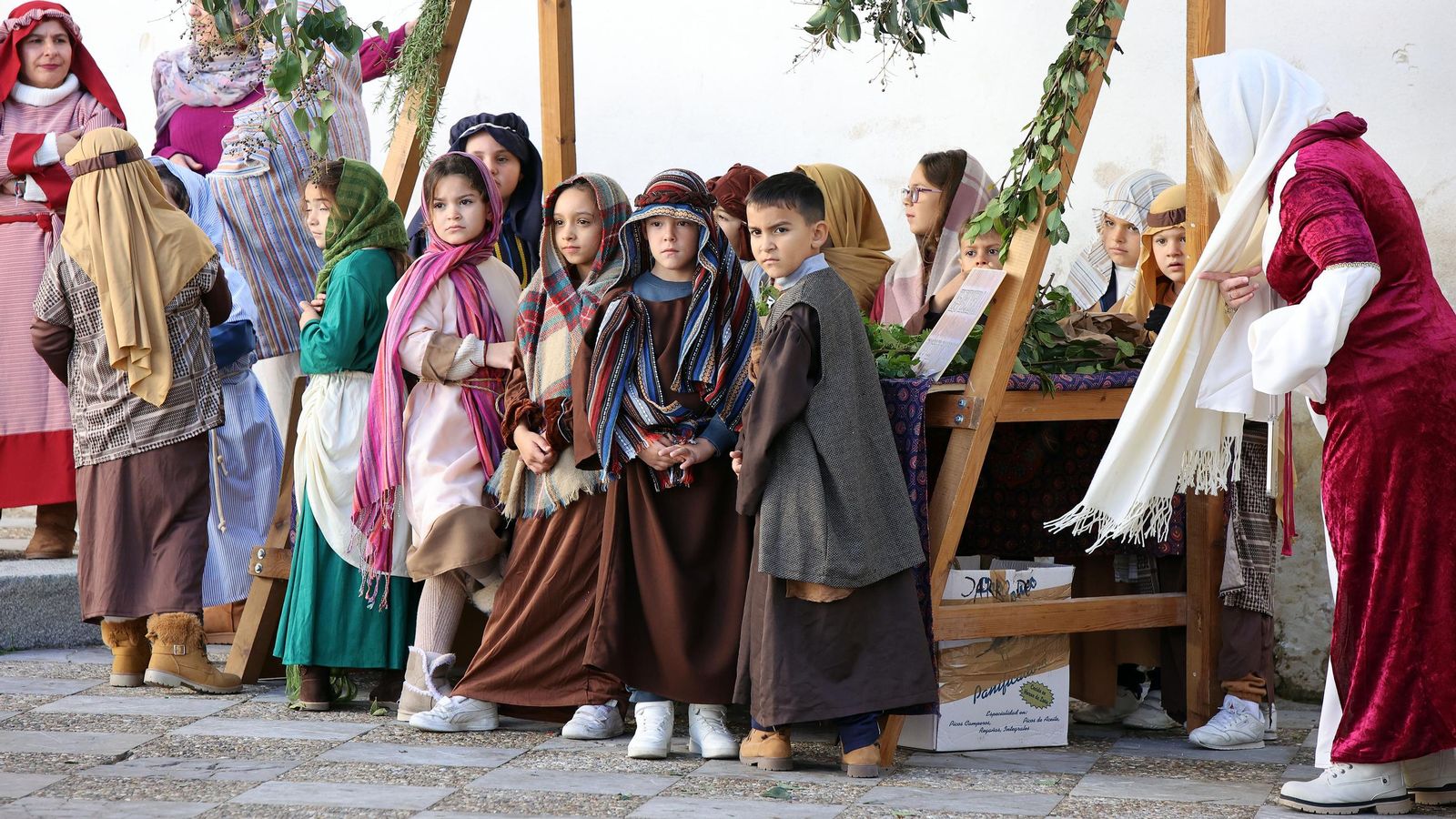 Imágenes del Belén Viviente de la plaza San Lucas en Jerez
