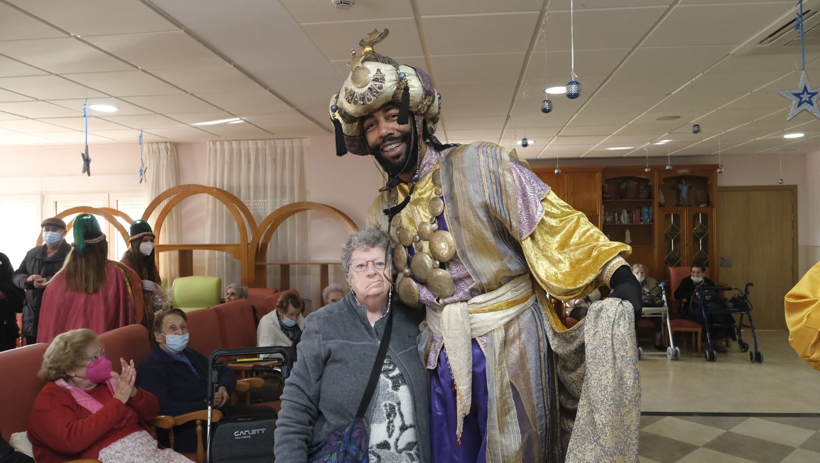 Los Reyes Magos en la Residencia Santa Teresa Jornet
