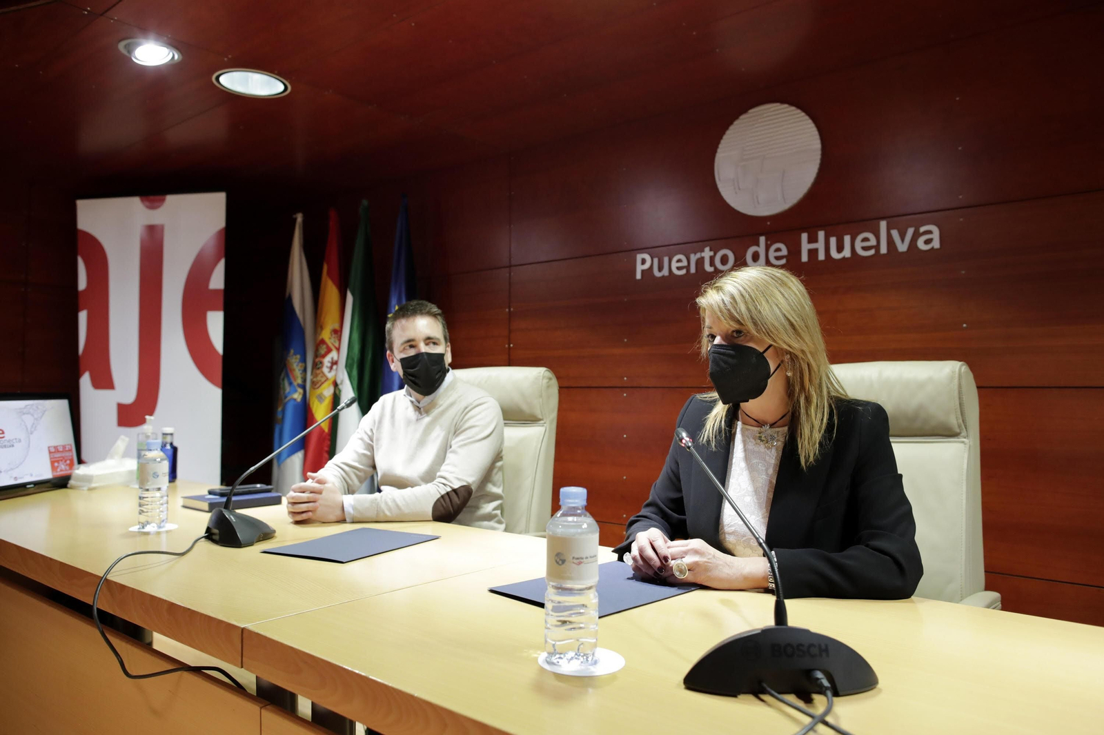 Acto celebrado en el Puerto de Huelva.