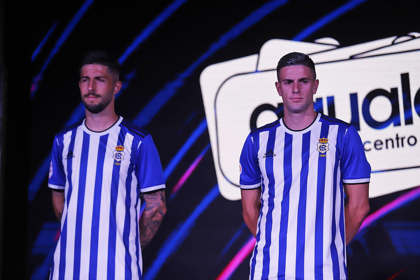 Imágenes de las nuevas equipaciones del Recreativo de Huelva para la temporada 2023/24