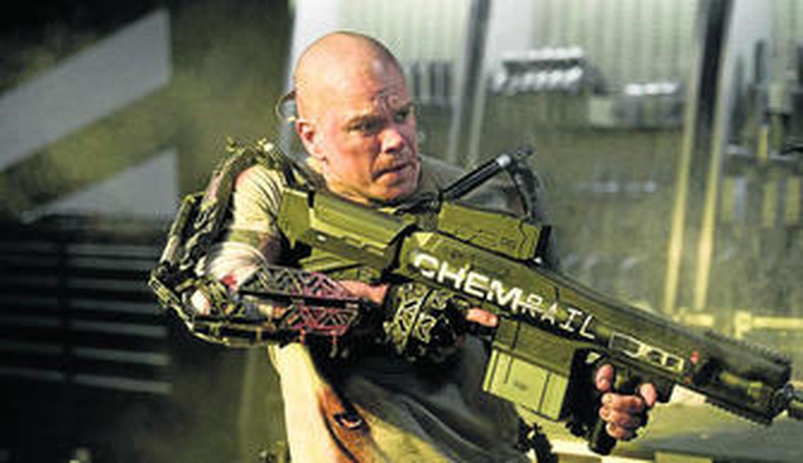 Matt Damon, en una escena de 'Elysium', de Neill Blomkamp.